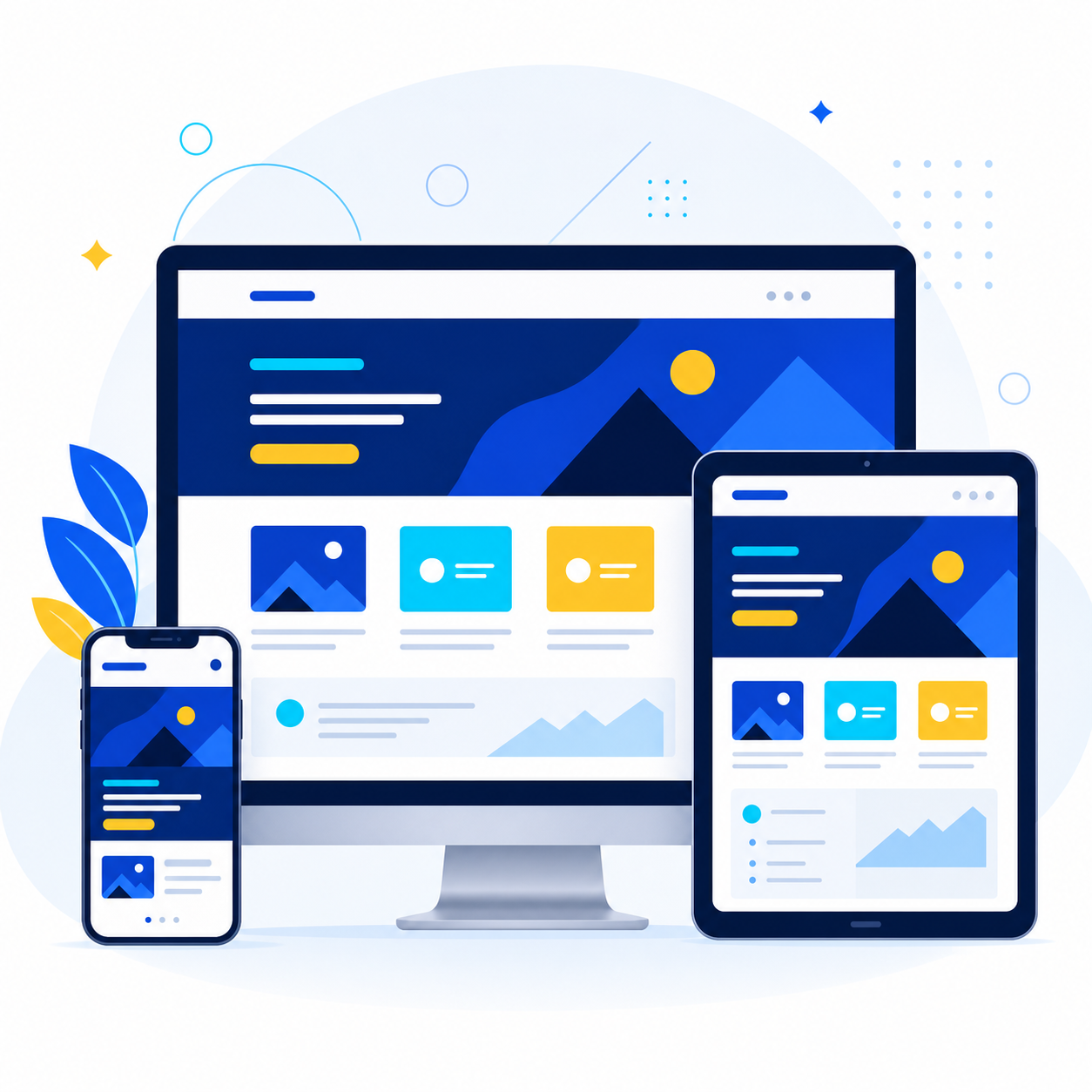Criação de sites profissionais responsivos